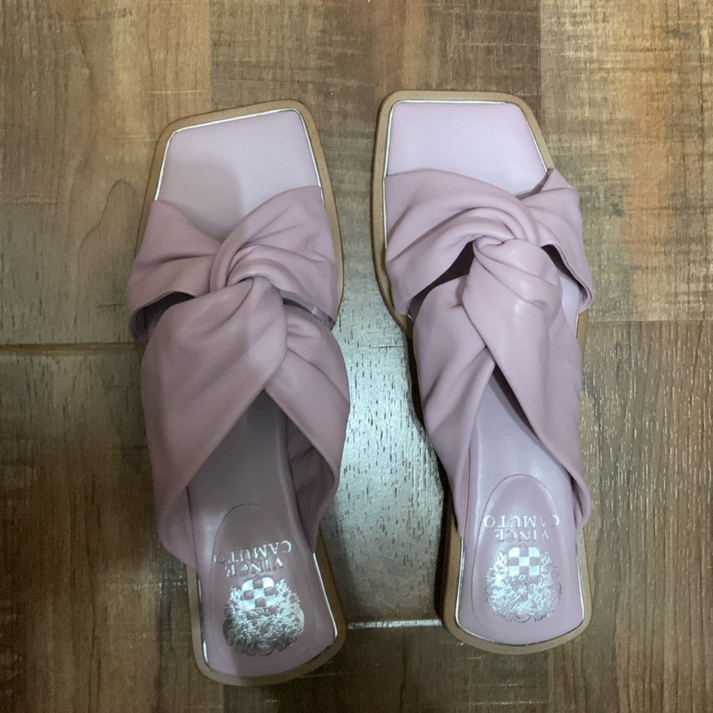 New Franco Sarto pale lilac slides